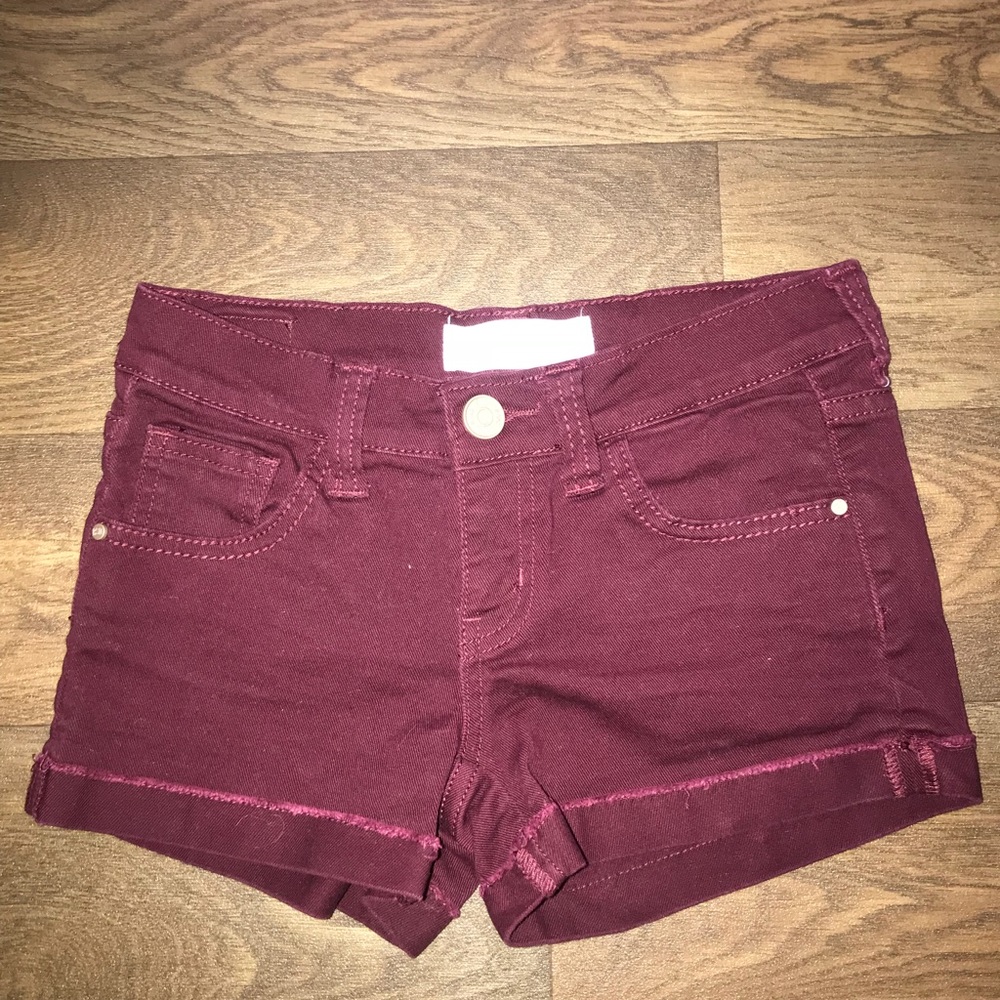 RSQ Burgundy Size 1 Jean Shorts!